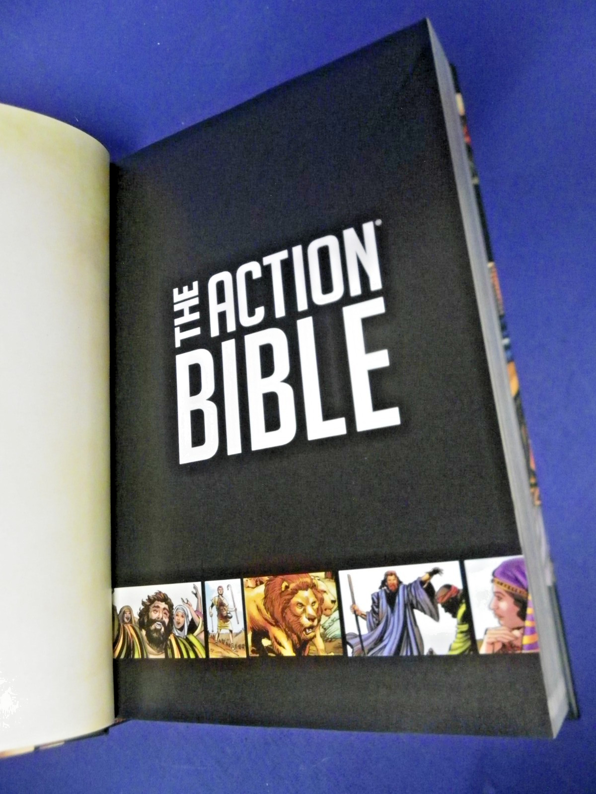 The Action Bible: God&rsquo;s Redemptive Story Graphic Novel Hardcover 1st Edition NEW