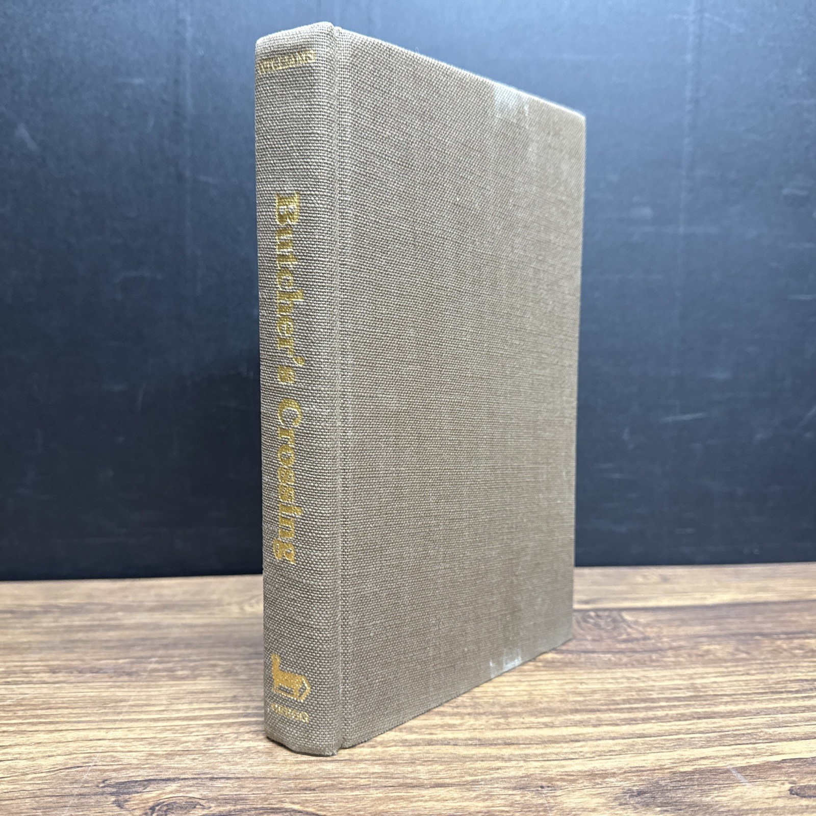 Butcher&rsquo;s Crossing by John Williams ~ Gregg 1978 First Printing EX-LIB WATER DMG