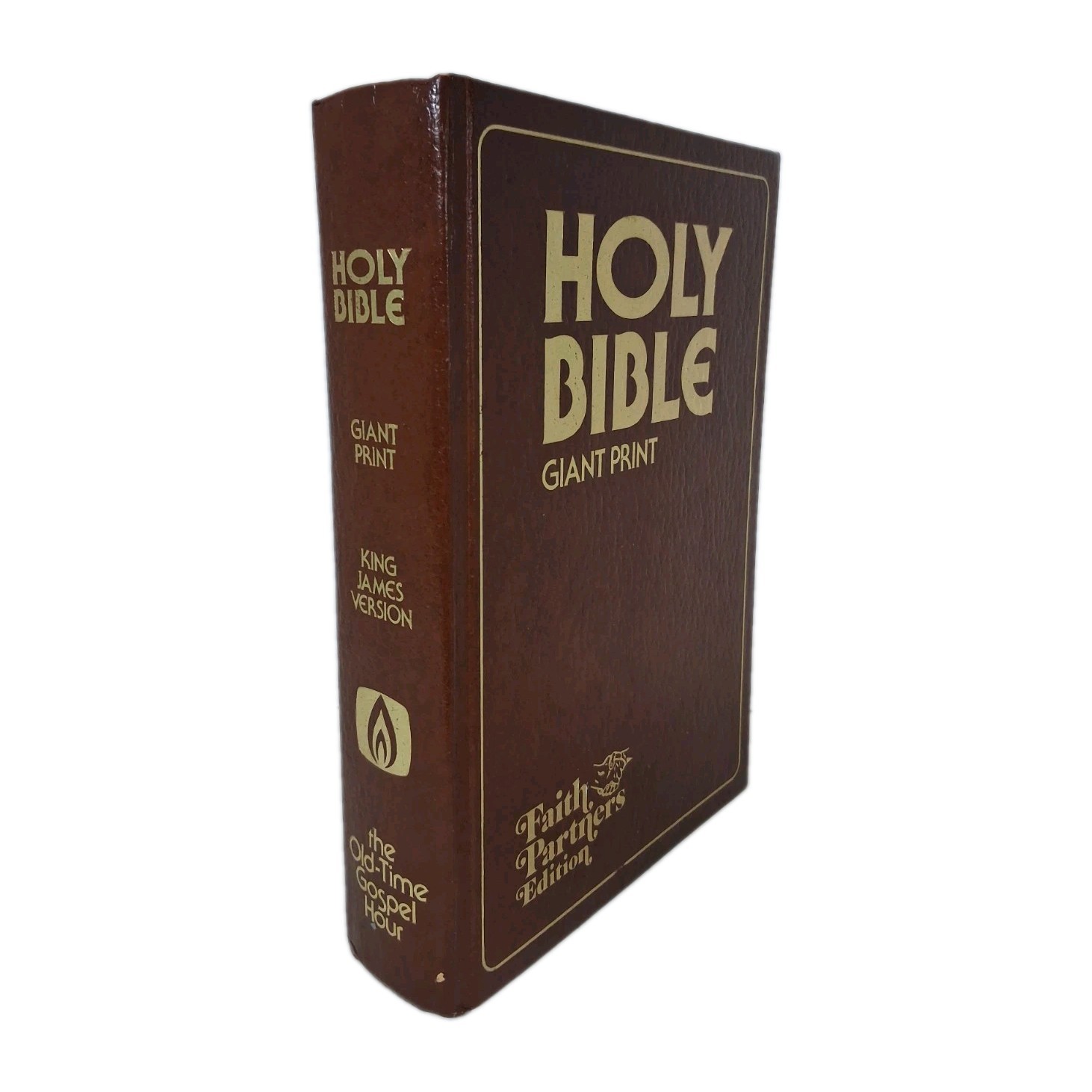 Holy Bible Giant Print KJV 1976 Faith Partners Edition Jerry Falwell Hardcover