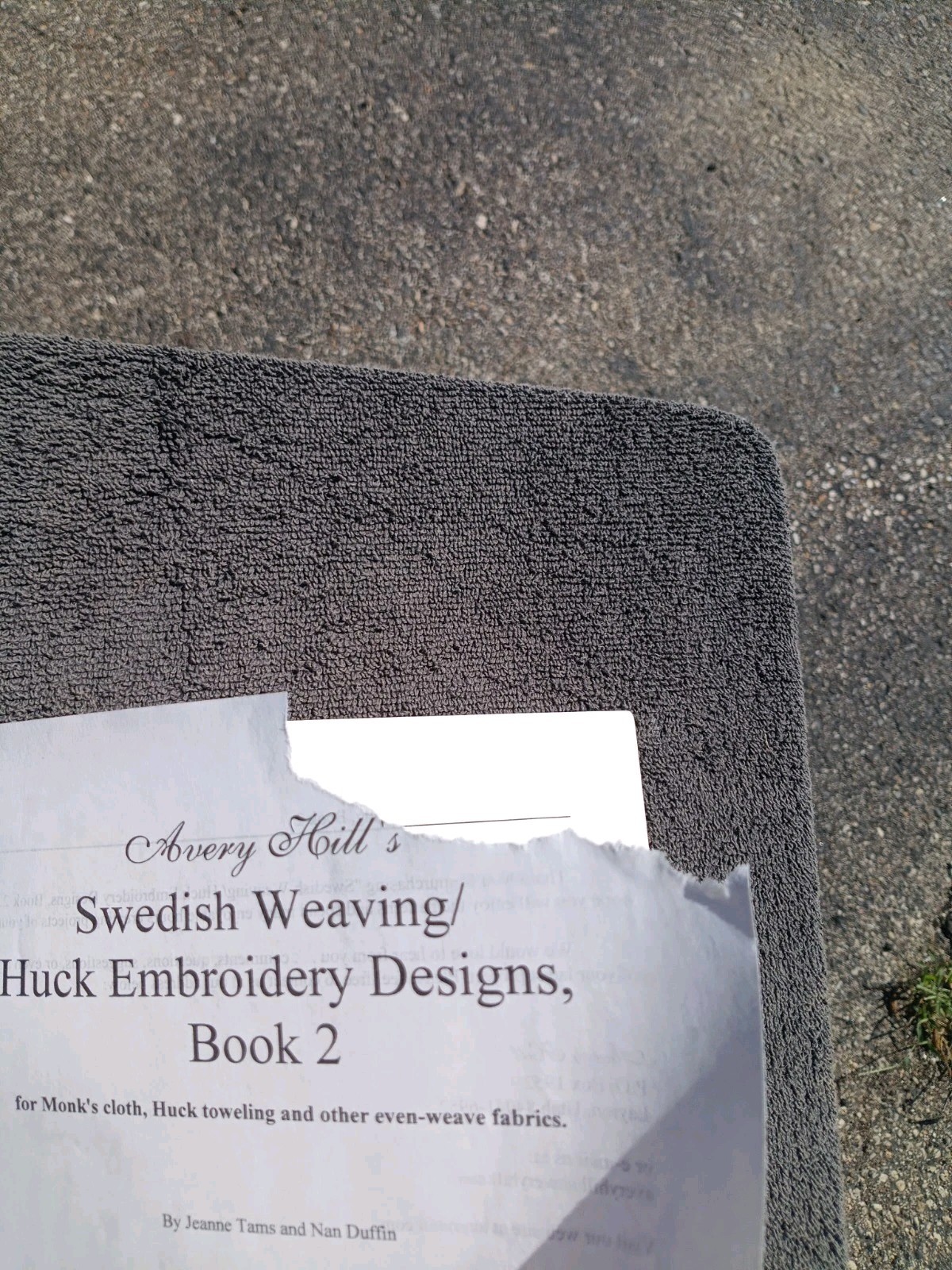Avery Hill&rsquo;s SWEDISH WEAVING/HUCK EMBROIDERY Designs Book II READ DESCRIP