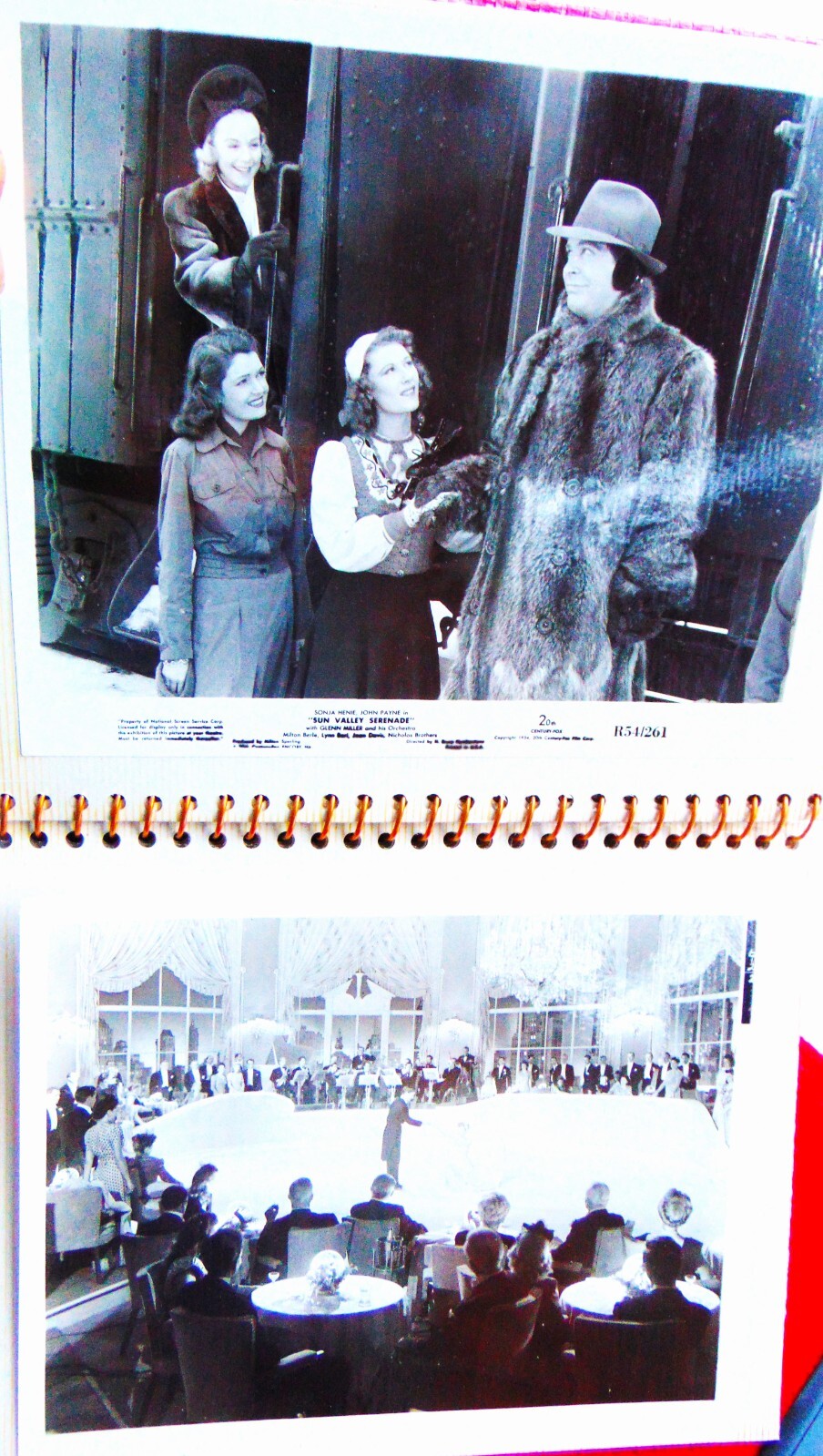 SONA HENIE ~ 2 BOOKS ~ 12 RARE STUDIO 8 x 10 PHOTOS ~ 78 TOTAL PAGES MEMORABILIA