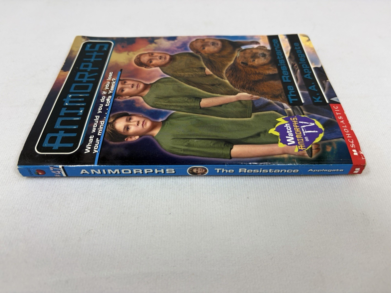 Animorphs #47 The Resistance Paperback Book 1st Printing 1st Edit K.A. Applegate