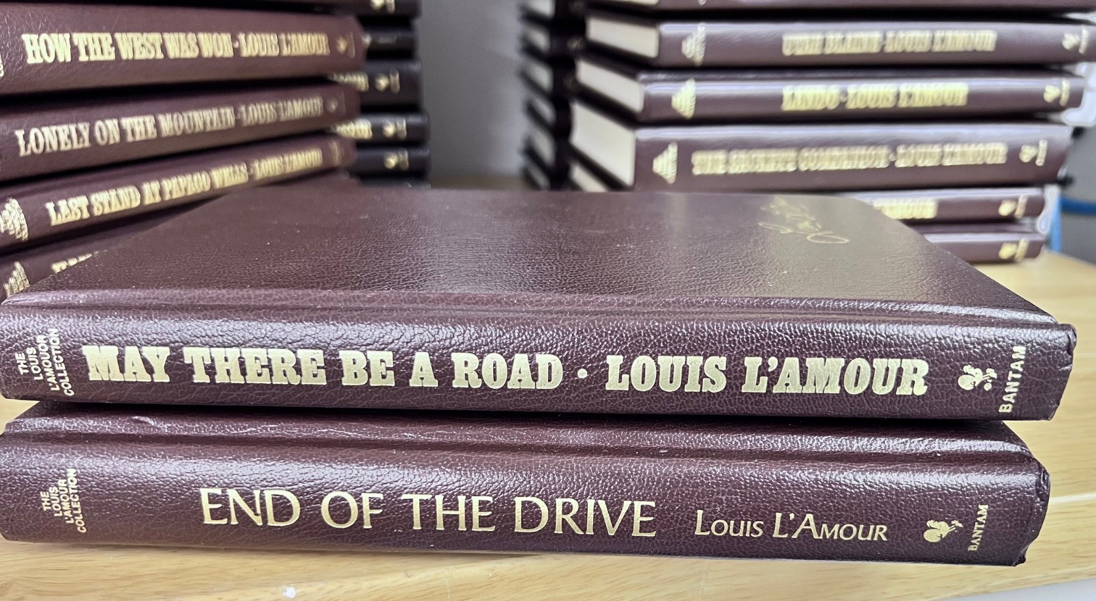 Louis L&rsquo;Amour Leatherette Hardcover Books (Sold Individually) Read description!!