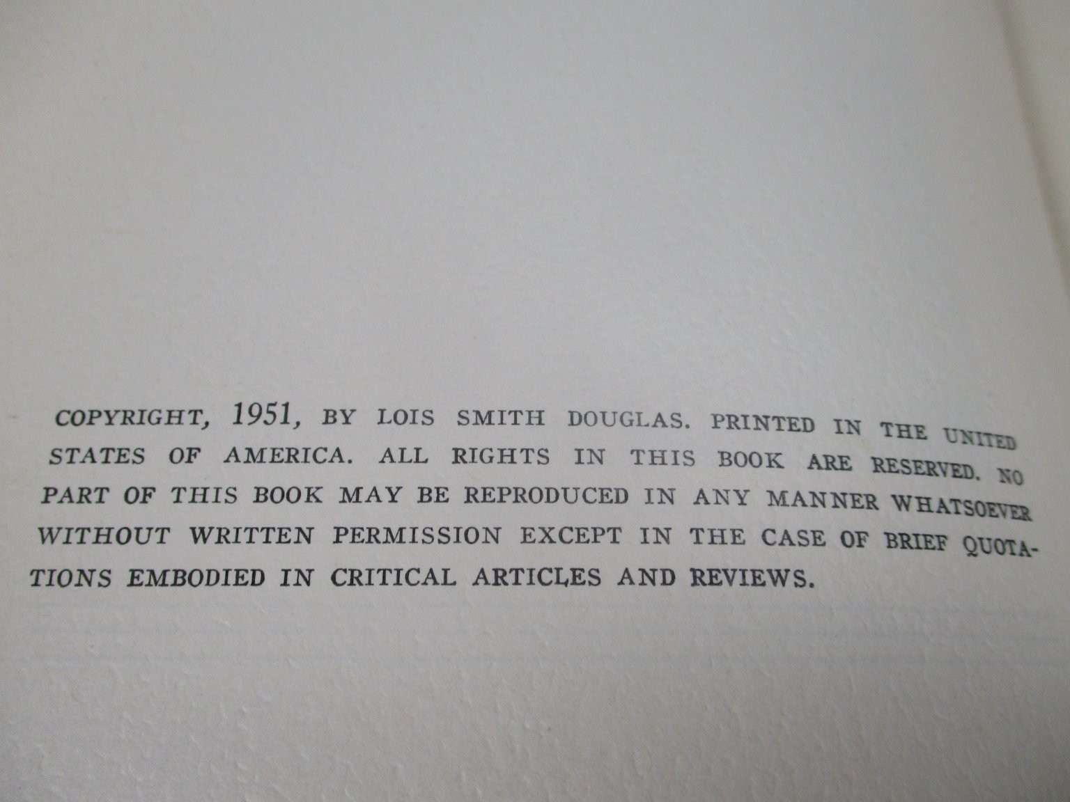 Through Heaven&rsquo;s Back Door Lois Smith Douglas 1951 Illustrated Biography Baylor
