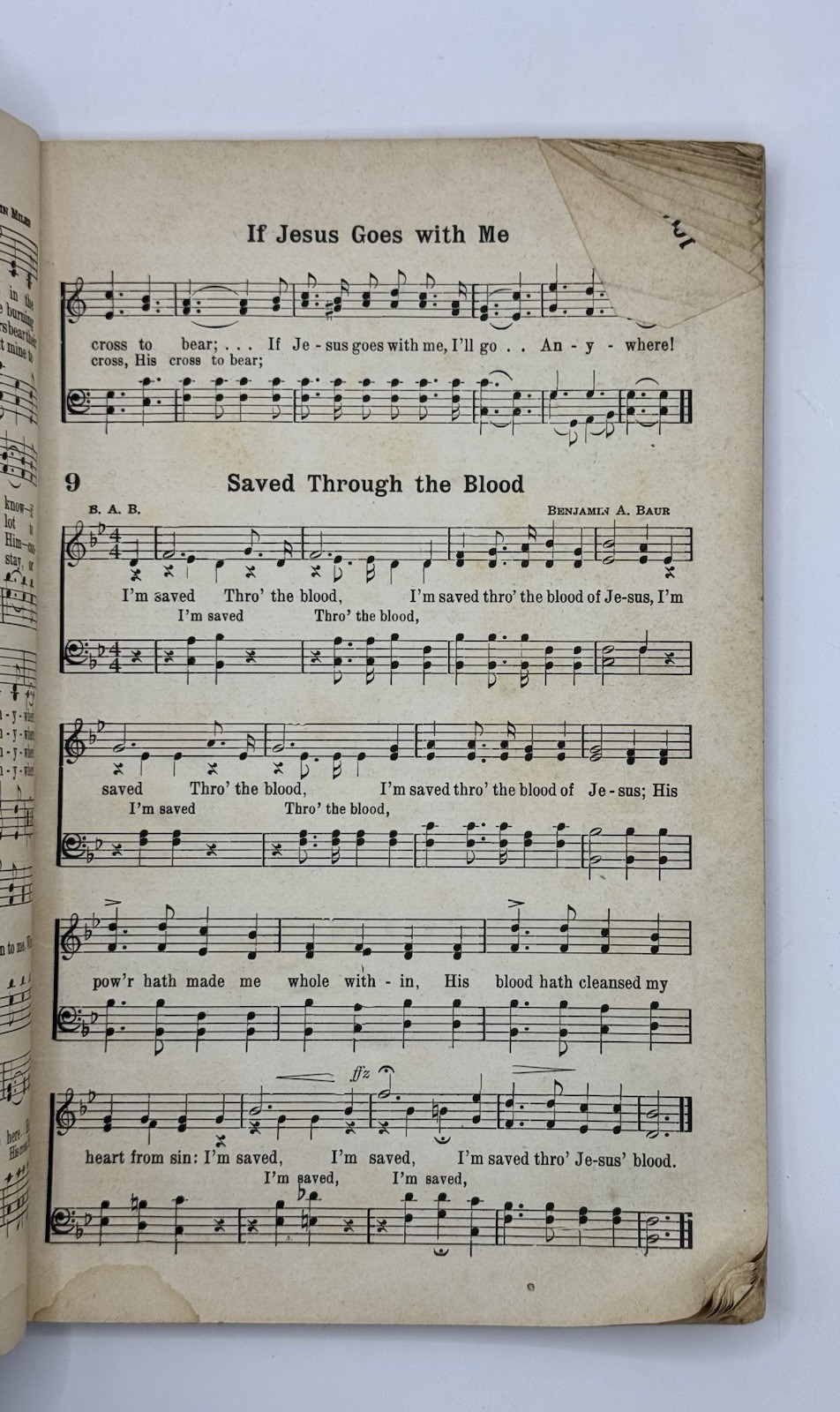 VTG 1931 Evangel Songs Gospel Hymnal Song Book Springfield MO Revival Music
