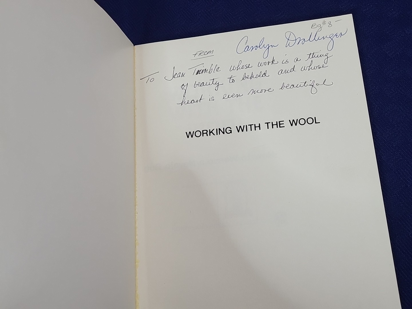 VTG 1979 Working With The Wool How to Weave a Navajo Rug Noel Bennett Tiana