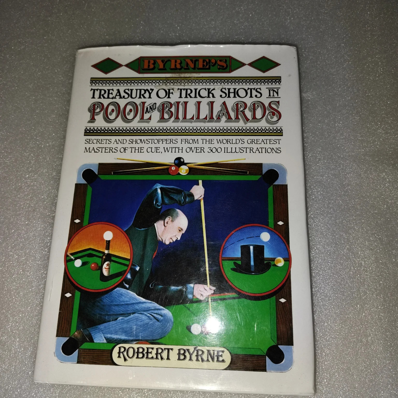 Byrne&rsquo;s Treasury of Trick Shots Pool & Billiards Robert Byrne 2012 Skyhorse HC