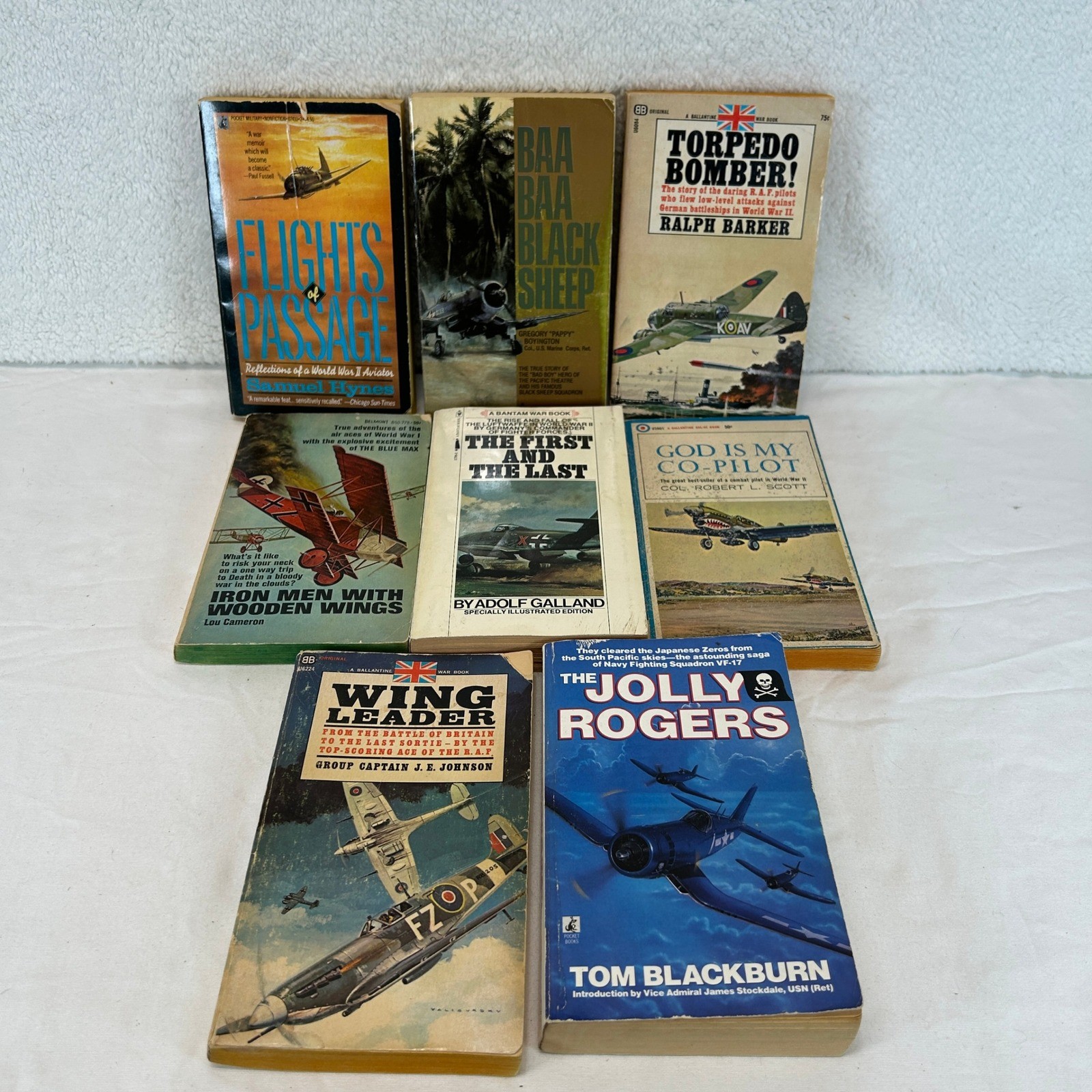 15 Lot Military Aviation History Book WWII Vietnam Pilot Memoirs Aircraft Bundle