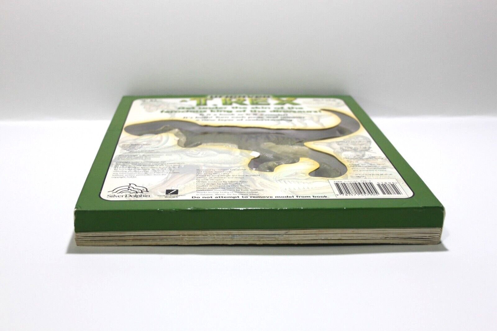 Uncover T- Rex Board Book Dennis Schatz 3D Dinosaur Bones Tyrannosaurus Kids