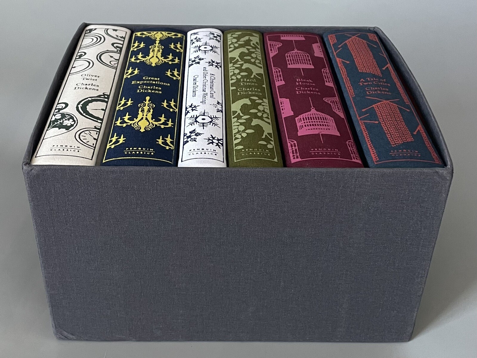 Charles Dickens Major Works Book Set of 6 — Hardcover w/ Slipcase — Penguin