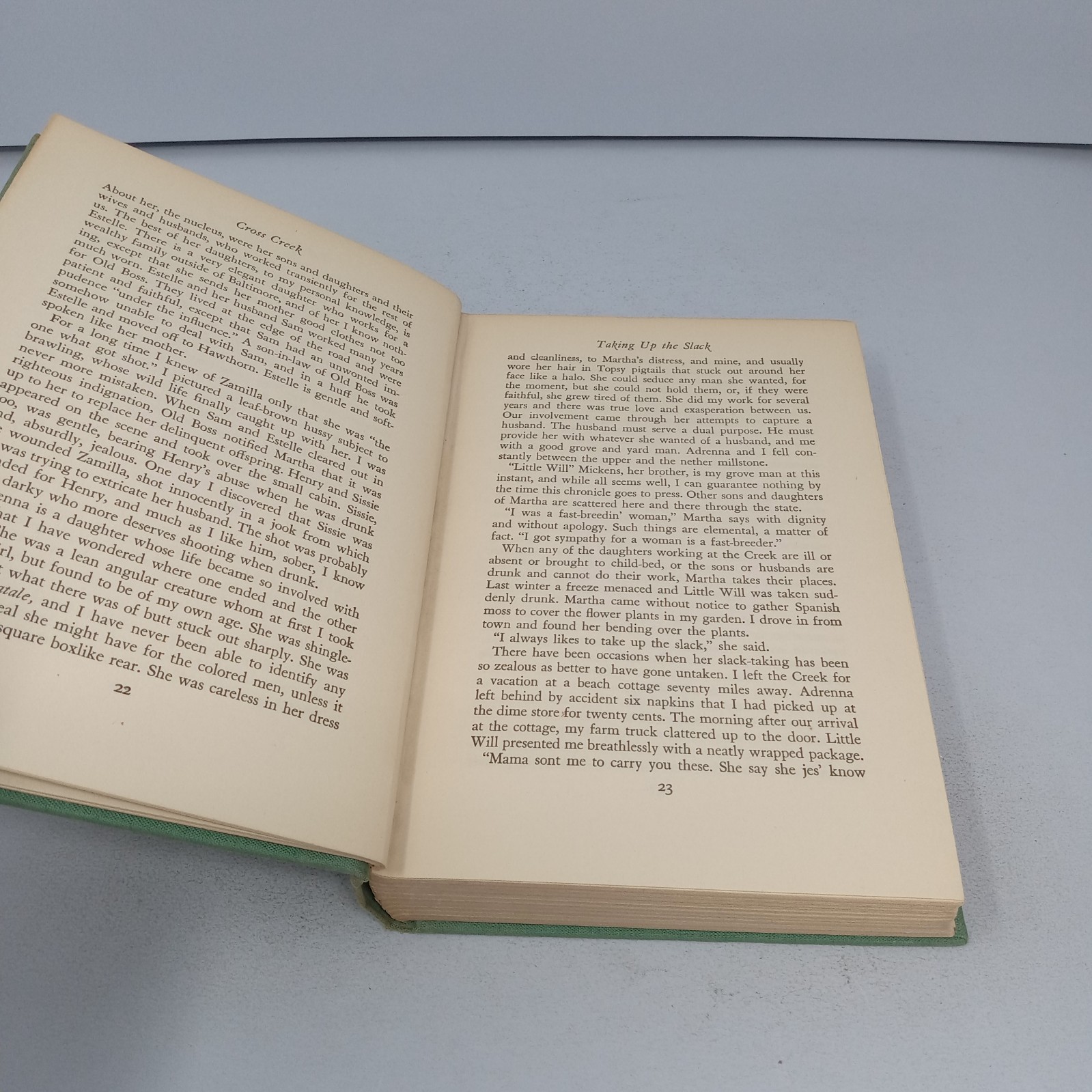 Cross Creek: 1942 Charles Scribner’s Sons Hardcover by Marjorie Kinnan Rawlings