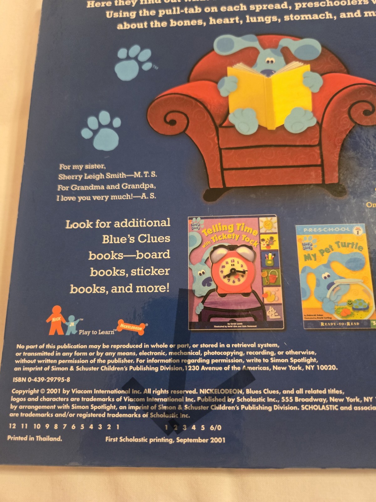 Vintage Blue&rsquo;s Clues Book Bundle – New « Amazing Body » & VGUC « Skidoo to Planets »