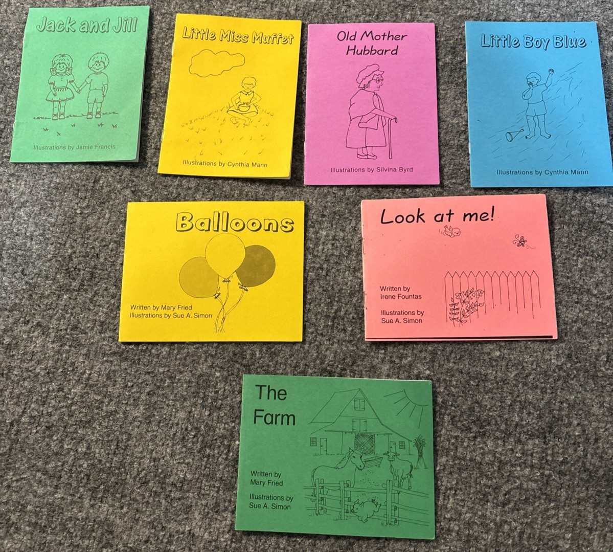 Lot of 7 Keep Books Readers Nursery Rhymes Balloons Look At Me The Farm PB
