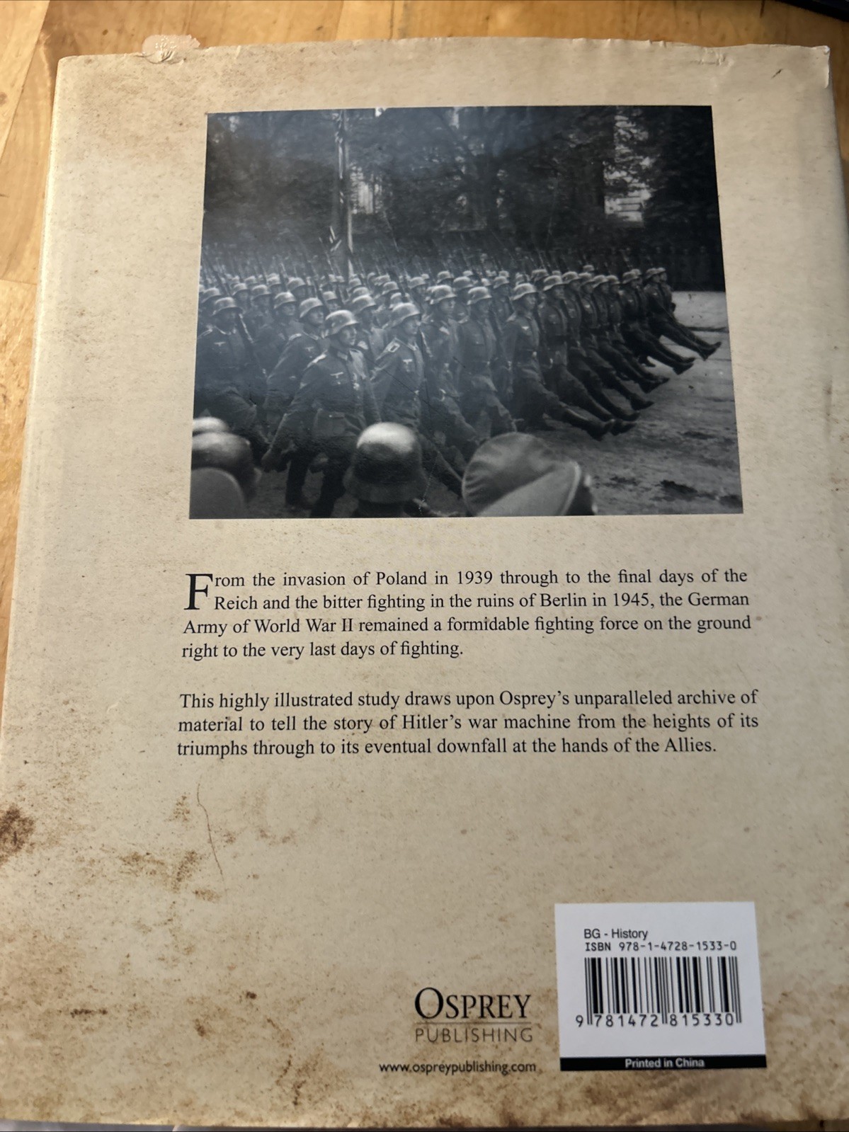 HITLER&rsquo;S ARMIES A HISTORY OF THE GERMAN WAR MACHINE 1939-45 BY CHRIS MCNAB NEW
