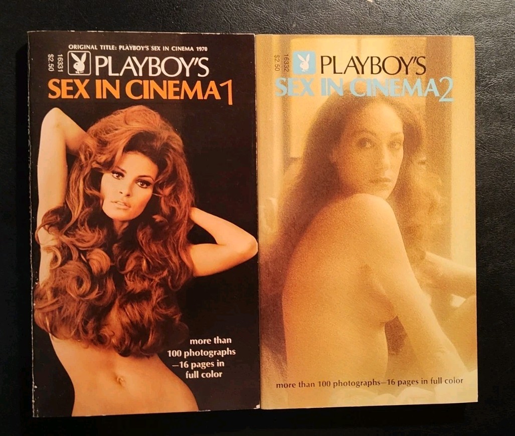 Vintage Box Set: Playboy&rsquo;s « Sex In Cinema » Paperbacks Vol 1-4 (1971-1974) .