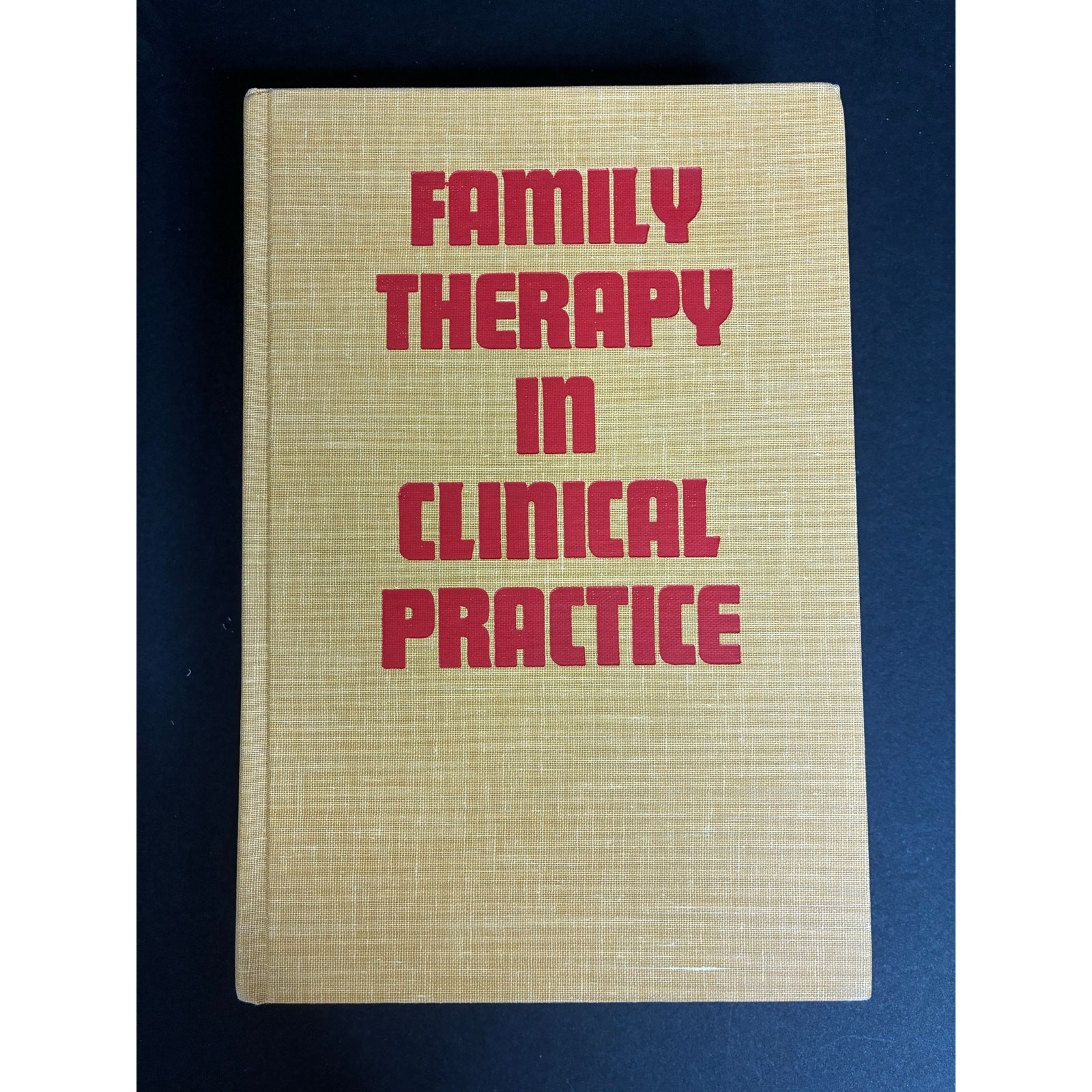 Family Therapy in Clinical Practice by Murray Bowen Hardcover NO DUST JACKET