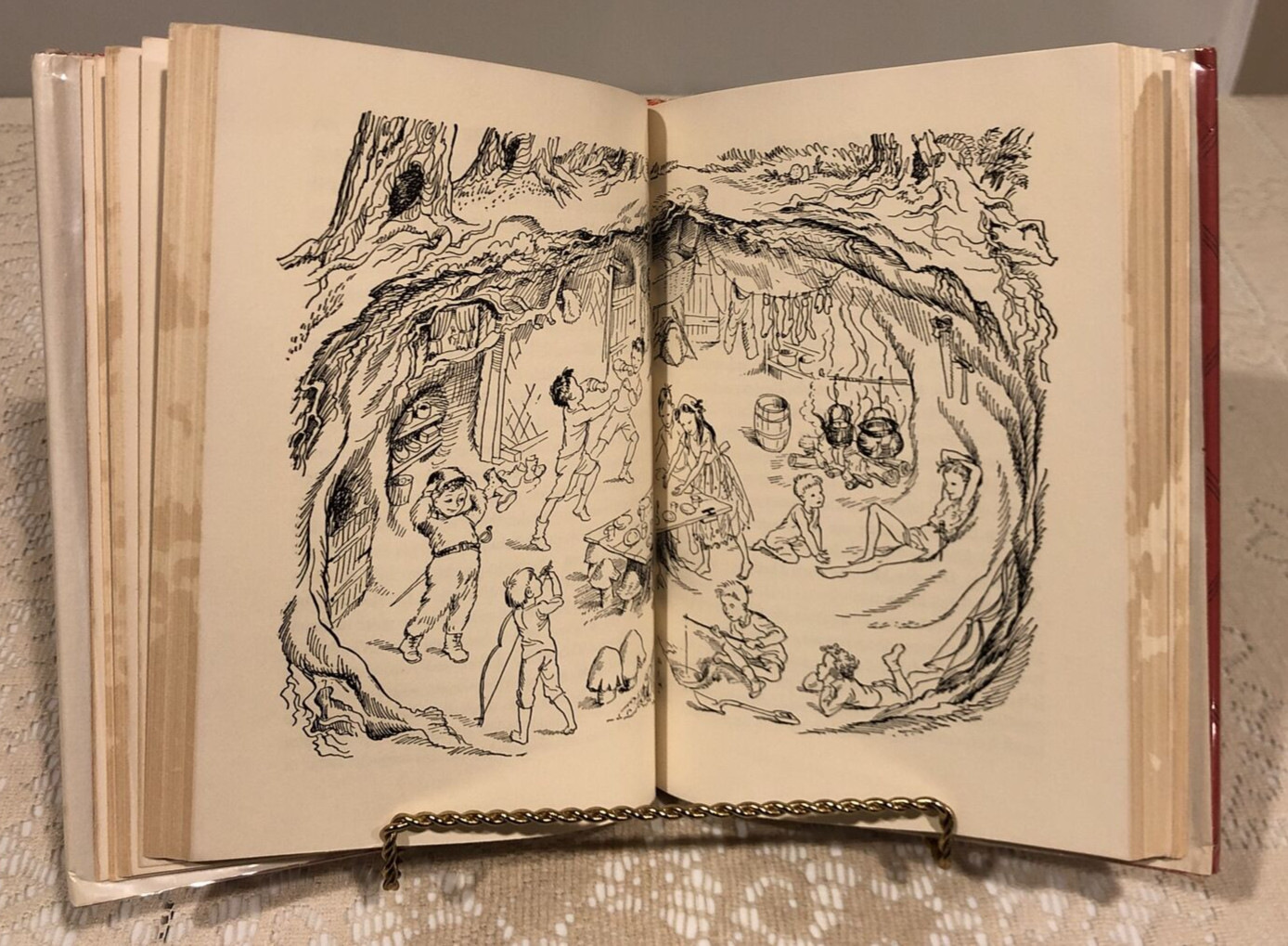 Peter Pan By J.M. Barrie , 1950 Hardcover/Dust Jacket, Charles Scribner&rsquo;s Sons