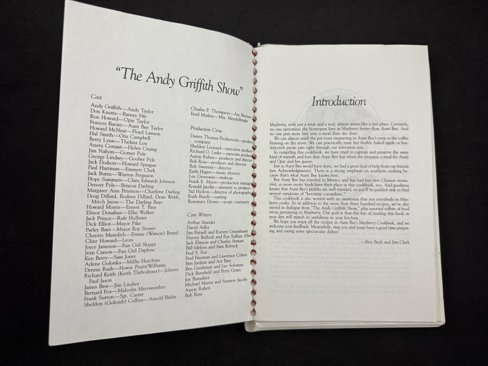 Aunt Bee&rsquo;s Mayberry Cookbook by Ken Beck & Jim Clark (1991)