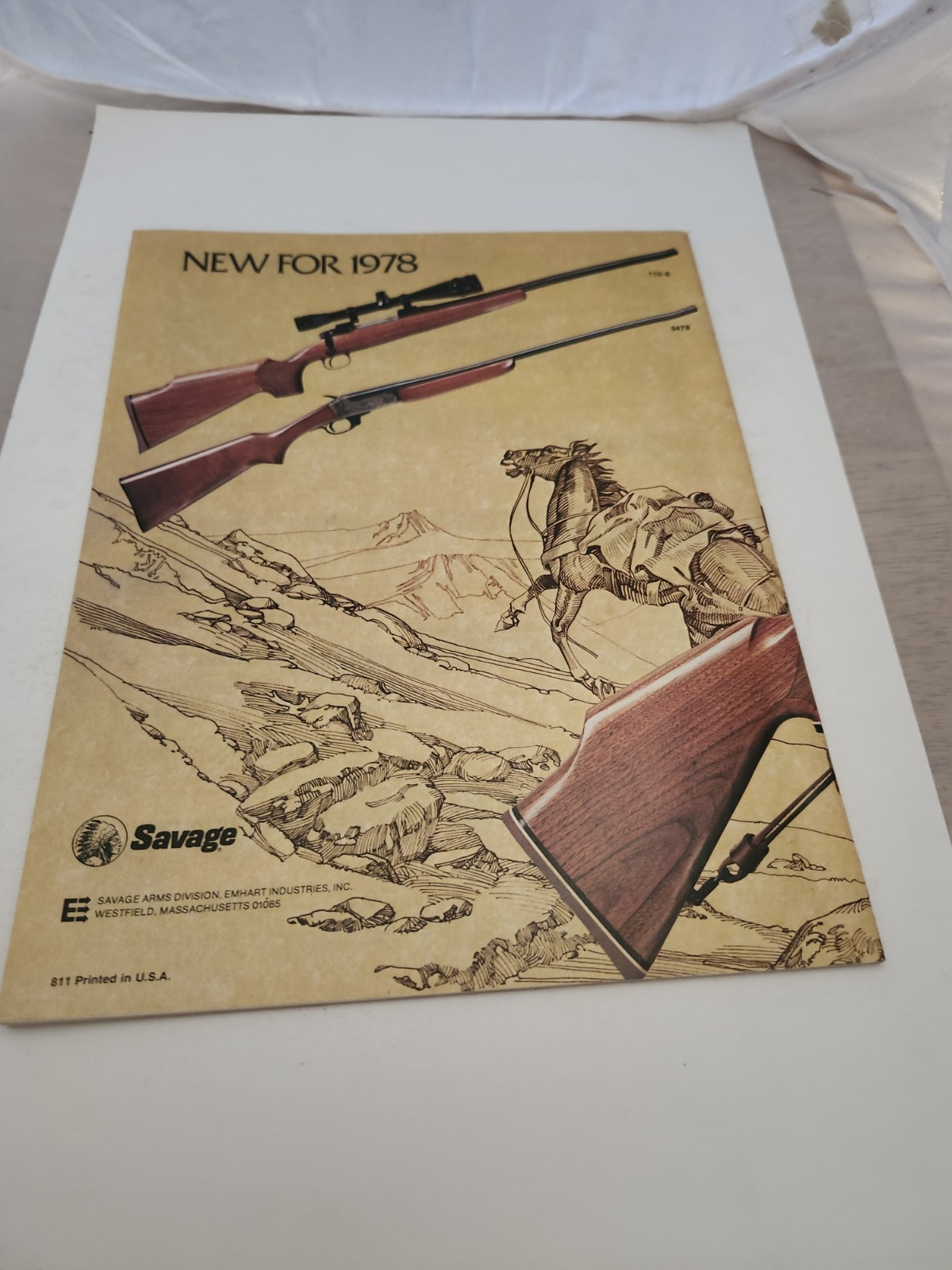 1978 Savage Arms Co. Retailer&rsquo;s Catalog. 8 1/2&Prime; x 11&Prime; 36 Pages of info