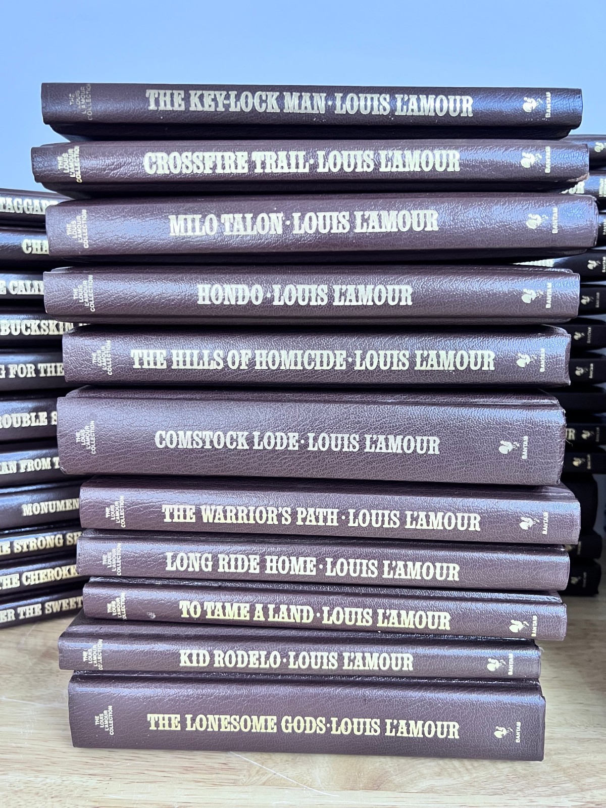 Louis L&rsquo;Amour Leatherette Hardcover Books (Sold Individually) Read description!!
