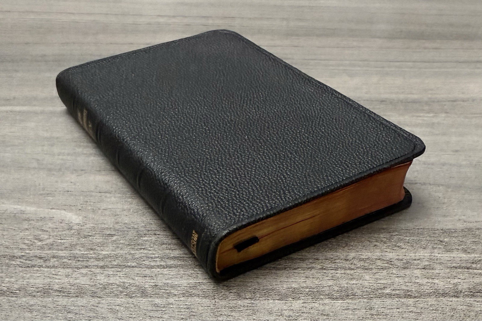 VTG Thinline 1946 Pocket New Testament RSV Black Leather 691X Nelson ~ 4.9&Prime; x 3&Prime;