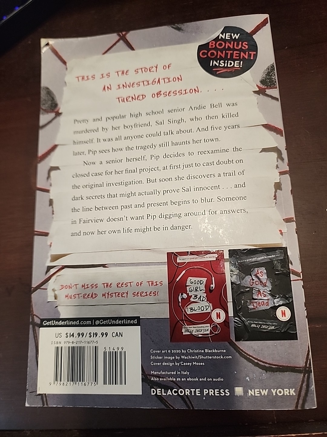 A Good Girl&rsquo;s Guide to Murder – Holly Jackson, 9781984896391, paperback, new