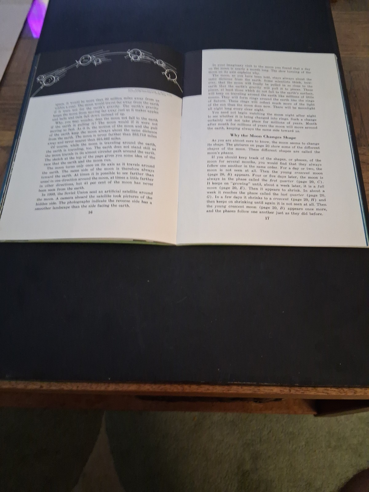 Earth&rsquo;s Nearest Neighbor Moon Book 1966 Edition Bertha Parker Paperback V. G.