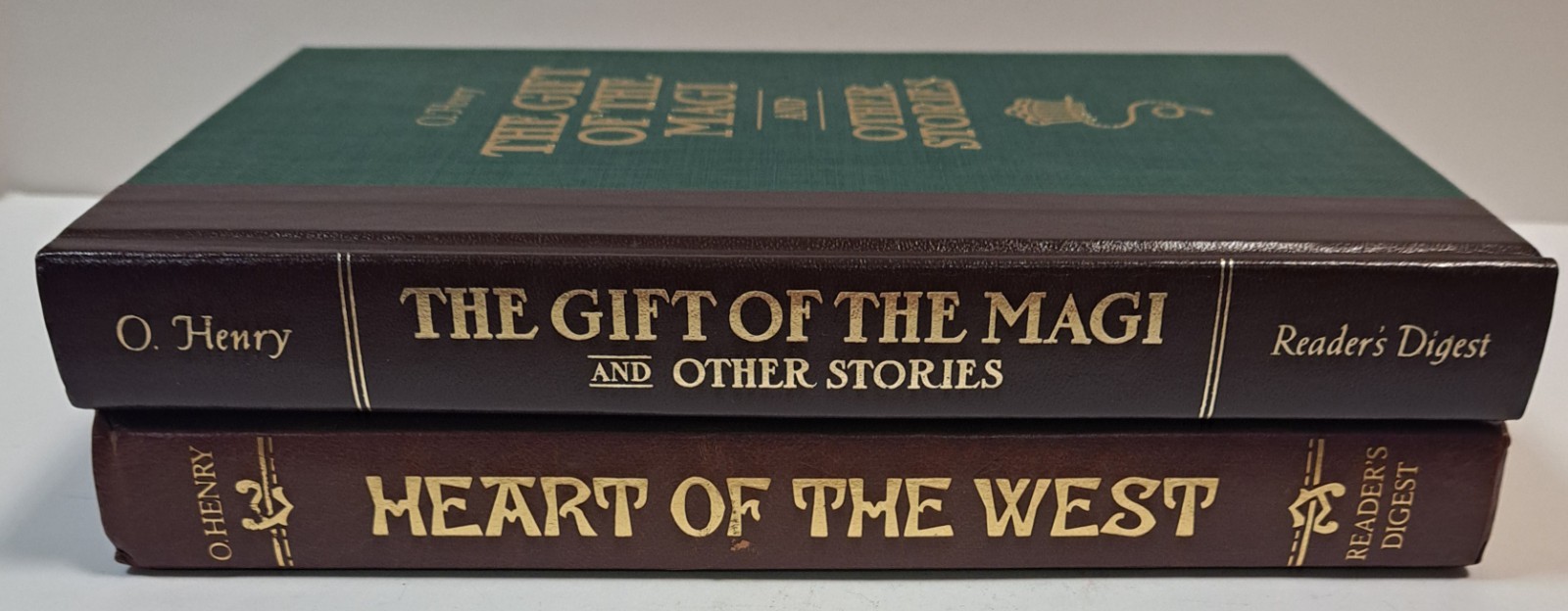 Reader&rsquo;s Digest HC 2 Book Lot Gift Of The Magi Heart Of The West O. Henry