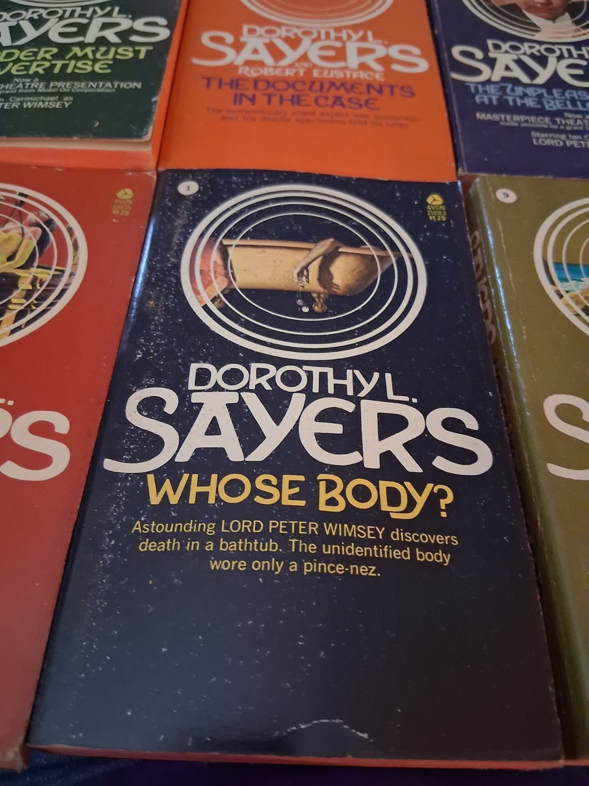 Dorothy Sayers Bundle-8 books pb vintage in good condition