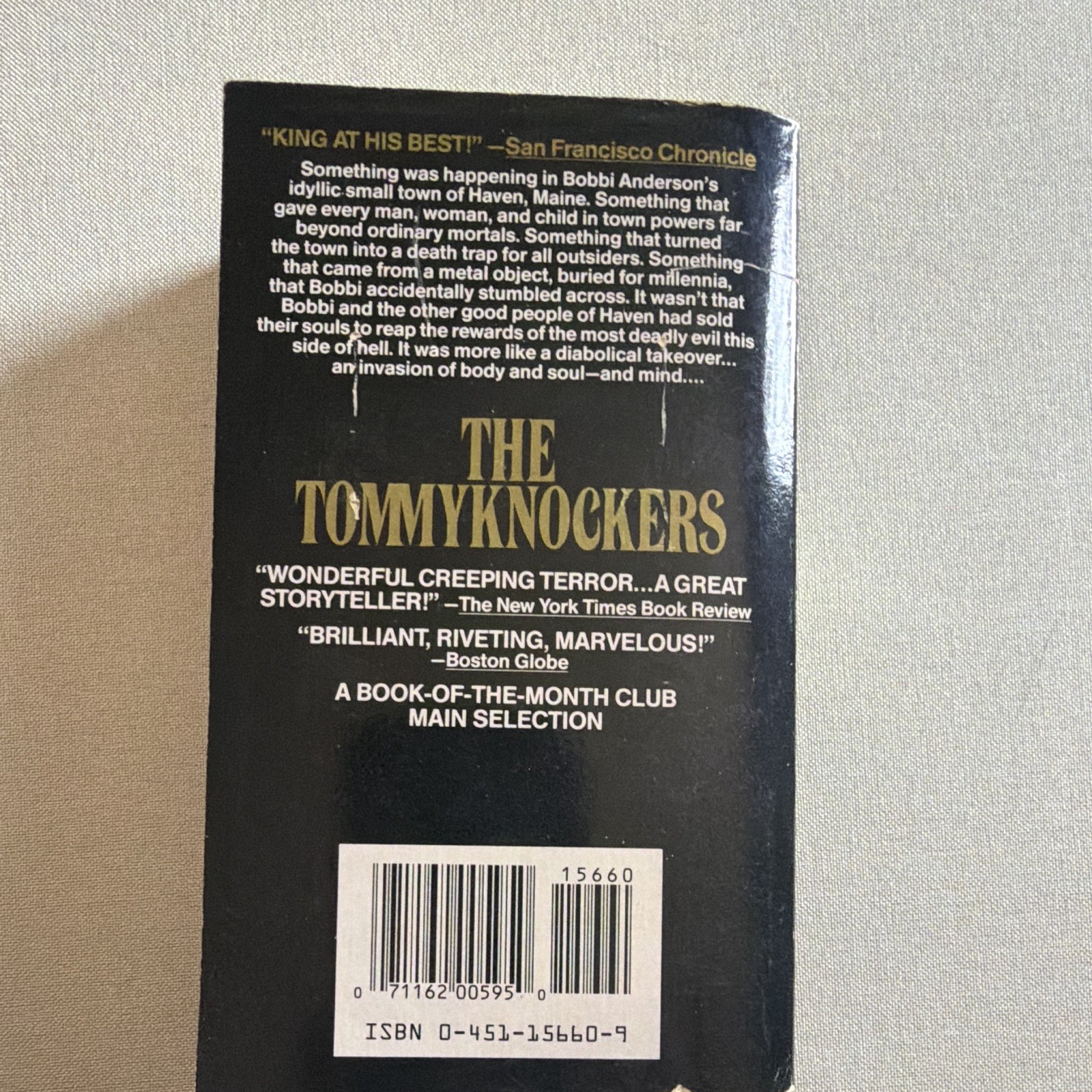 Stephen King The Tommyknockers PB Horror Novel (1988) First Signet Printing