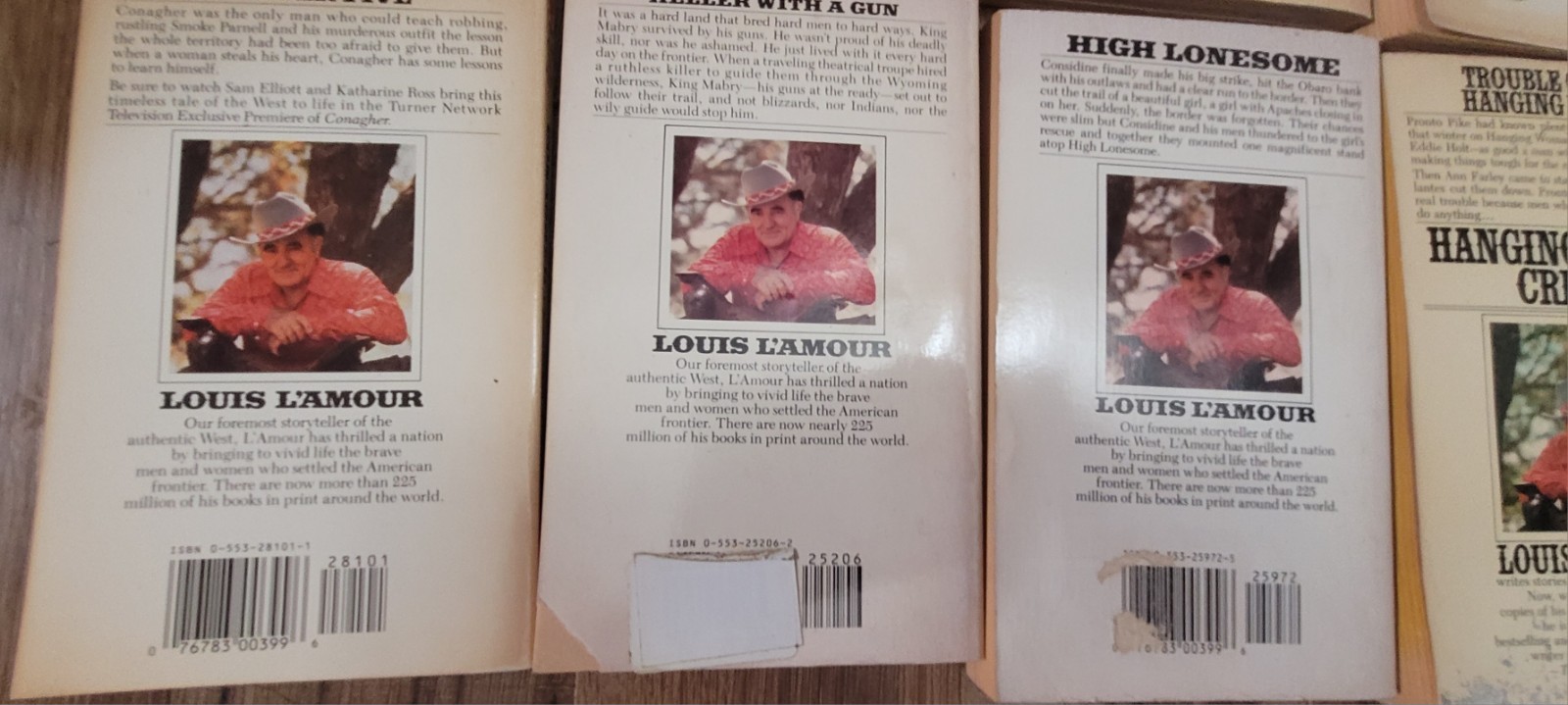 Lot Of 12 Vintage Louis L&rsquo; Amour 1960s-70s Books Paperback Western Cowboy Novels
