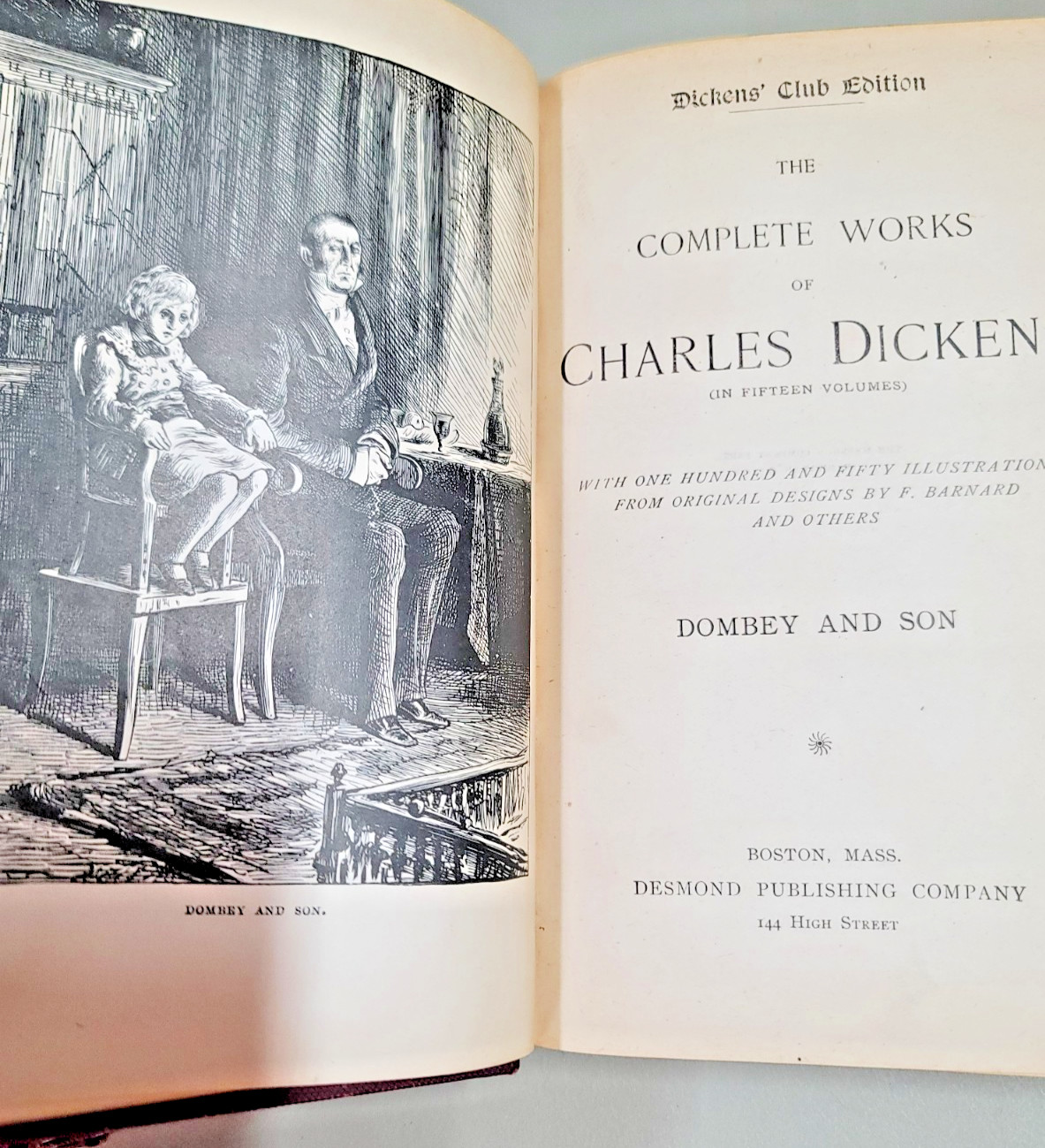 The Works of Charles Dickens 14/15 Volumes, 1902-1906, Club Edition Illustrated