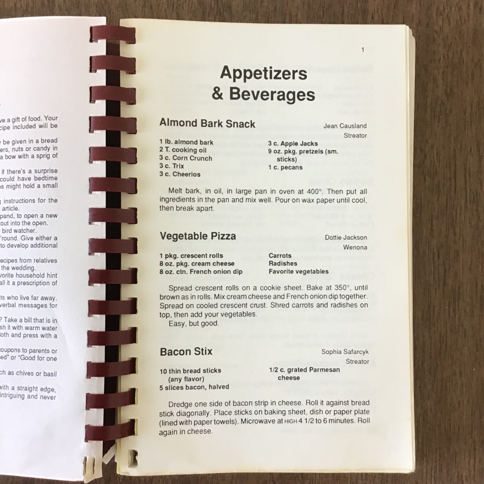 Streator Illinois First Midwest Bank Vtg 1991Cookbook SEE INDEX PHOTOS