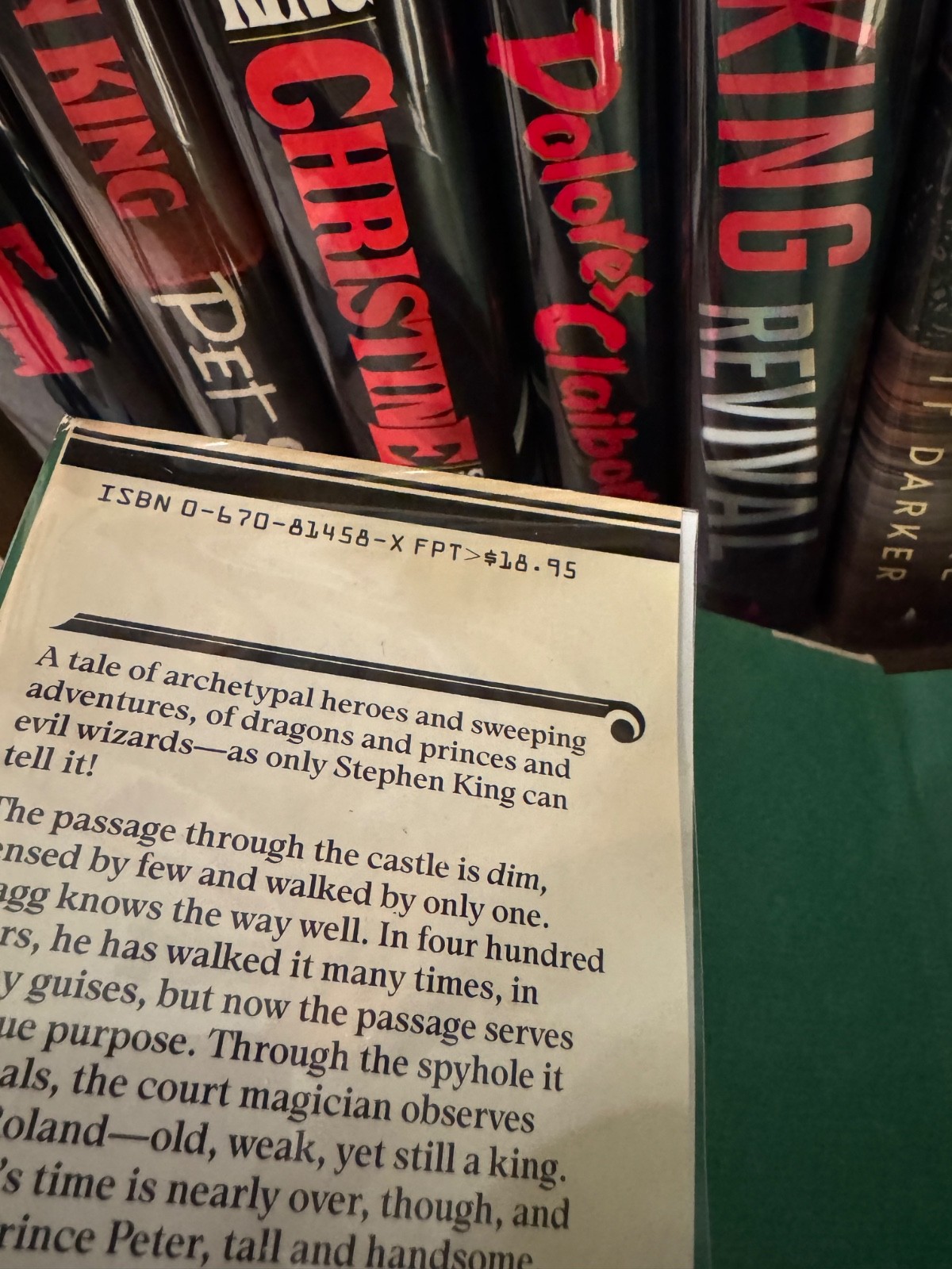 Eyes of the Dragon Stephen King true first edition first print