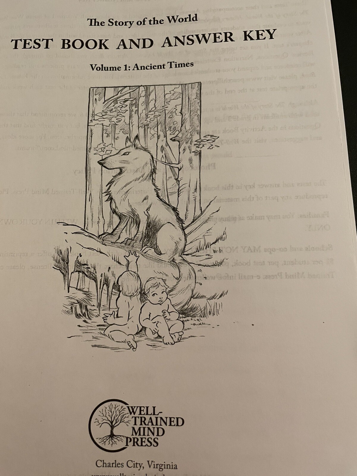 The Story of the World, Activity Book 1: Ancient Times – & Test Book & Ans. Key