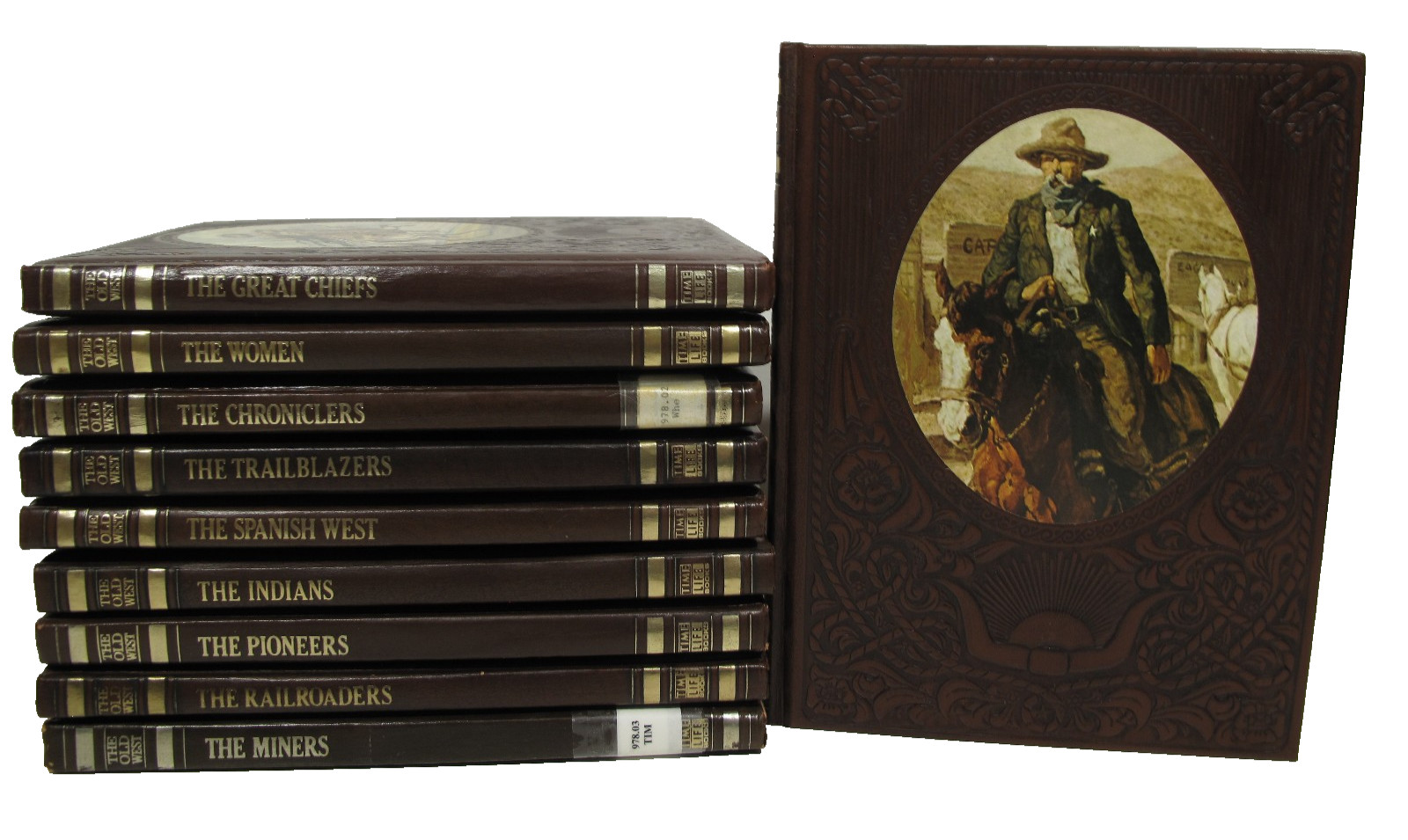 VTG Set of 10 Time Life Books THE OLD WEST Series 1970&rsquo;s READ