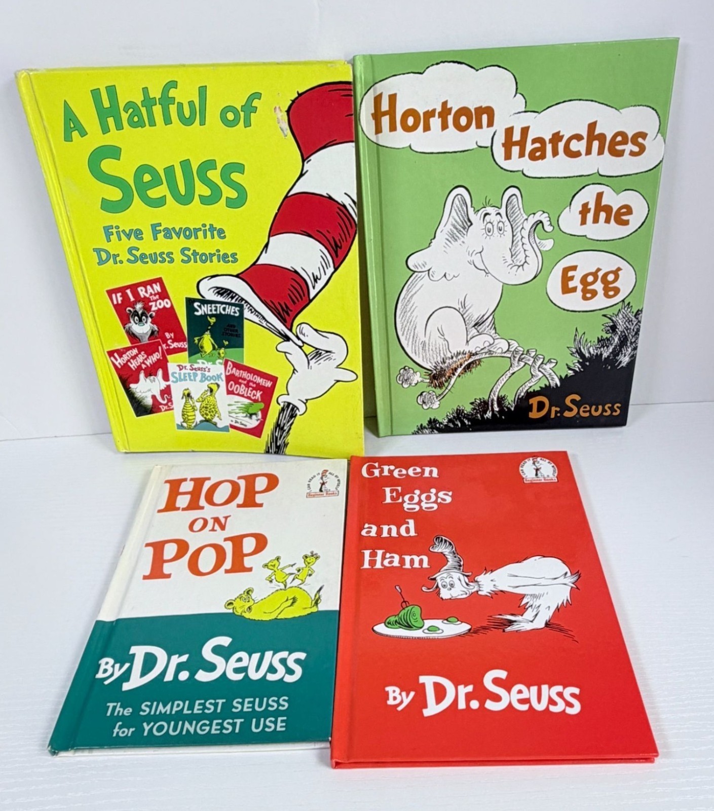 Dr Suess Childrens Beginner Book Lot of 14 Hardcover Cat in the Hat Horton