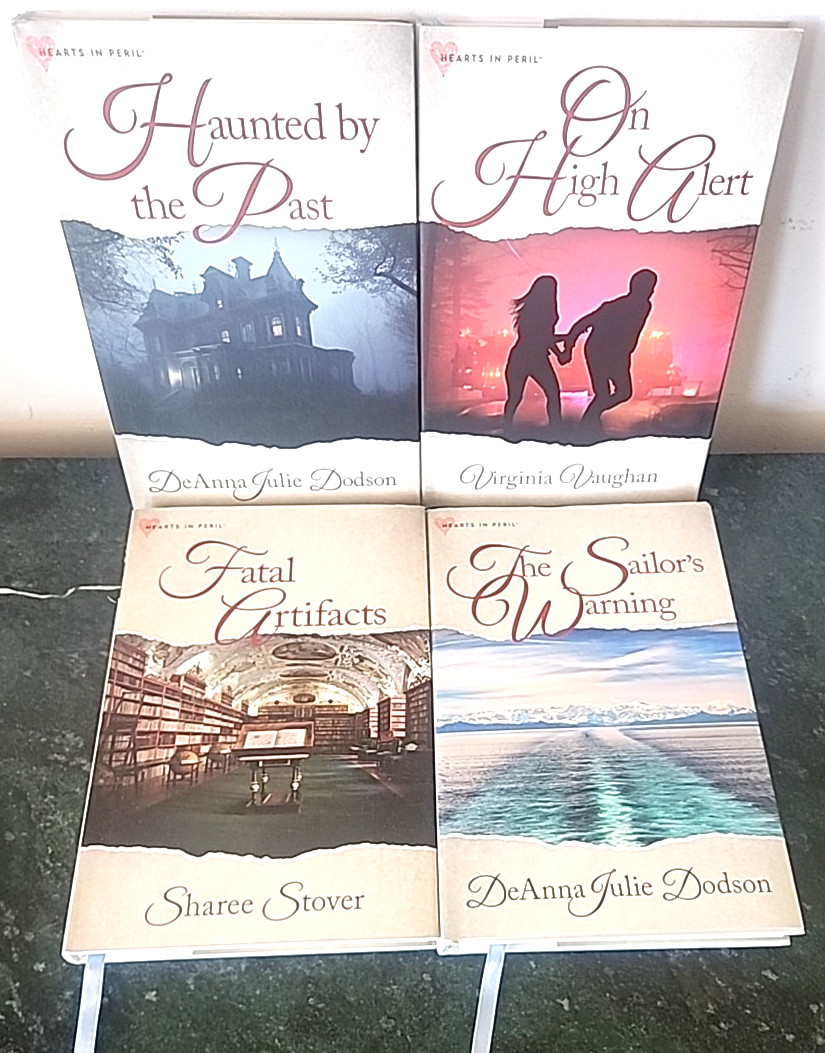 Annie&rsquo;s HEARTS IN PERIL Book Lot 21 HC DJ Inspirational Fiction Mystery Series