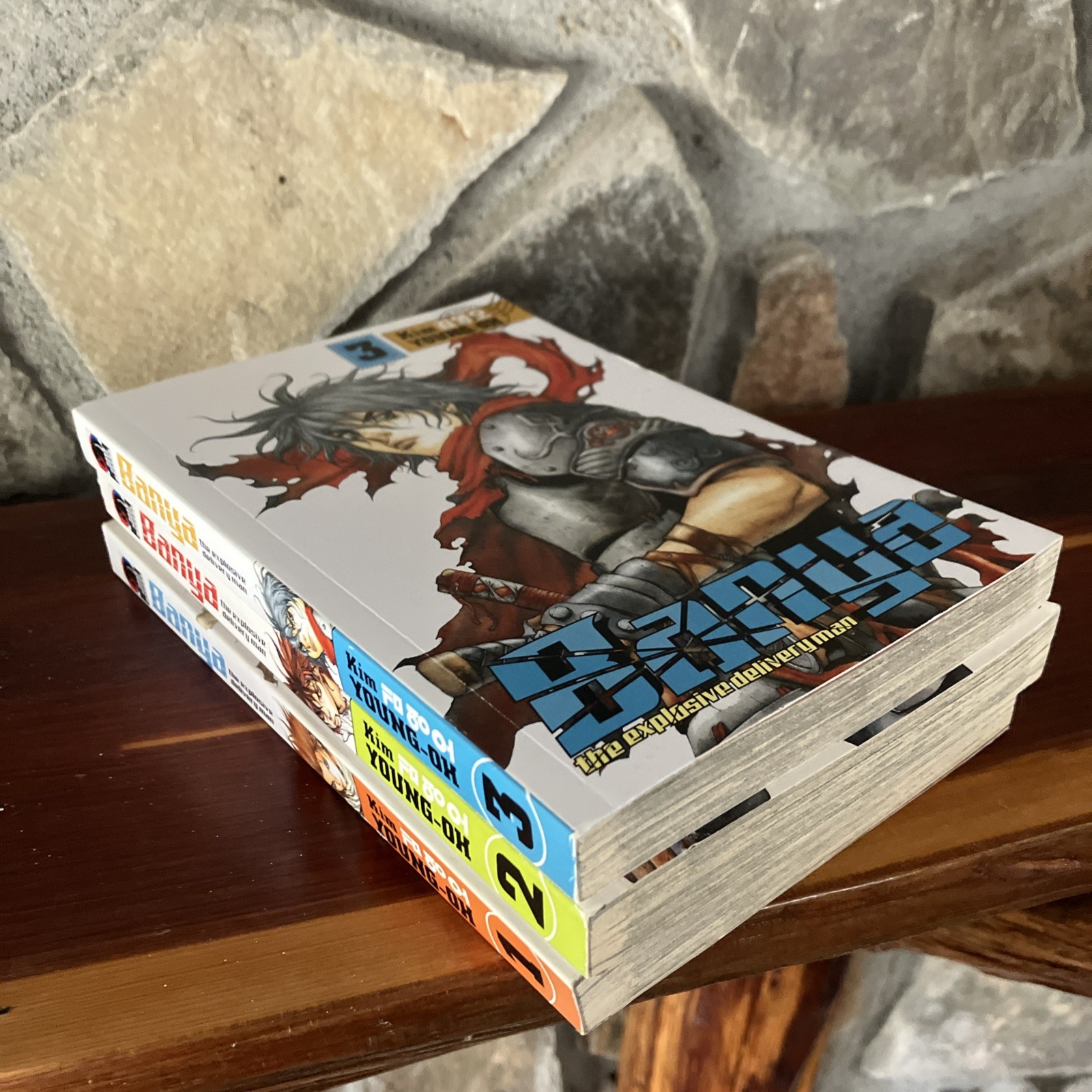 Banya: Explosive Delivery Man Manga Vol 1-3 OUT OF PRINT Series English 1st Ed