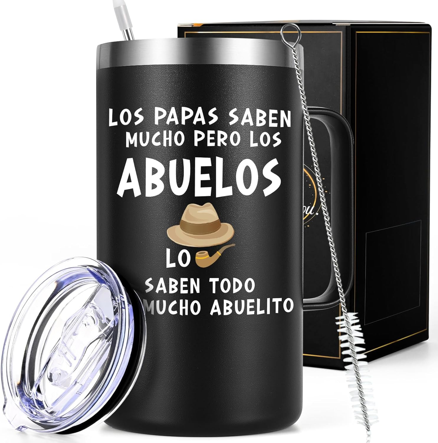 Abuelo Father&rsquo;S Day Gifts, Regalos Para El Mejor Abuelo Del Mundo, 20 Oz Grandfa