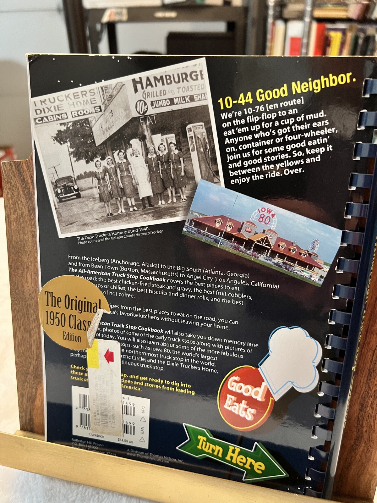 The All-American Truck Stop Cookbook by Jim Clark, Ken Beck and Les Kerr (2002,