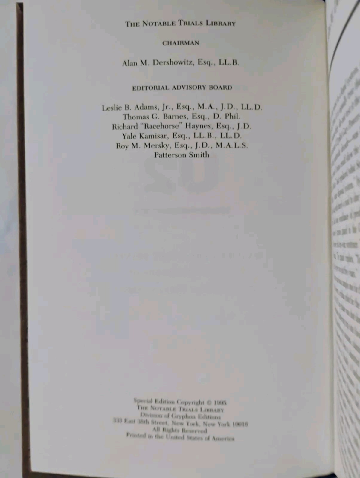 The Trial of the U2, gryphon notable trials library, history, military plane HC