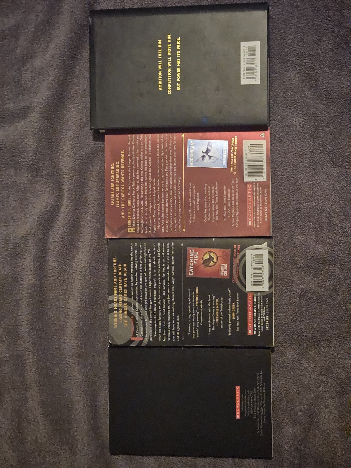 The Hunger Games Set by Suzanne Collins 4 Book Set