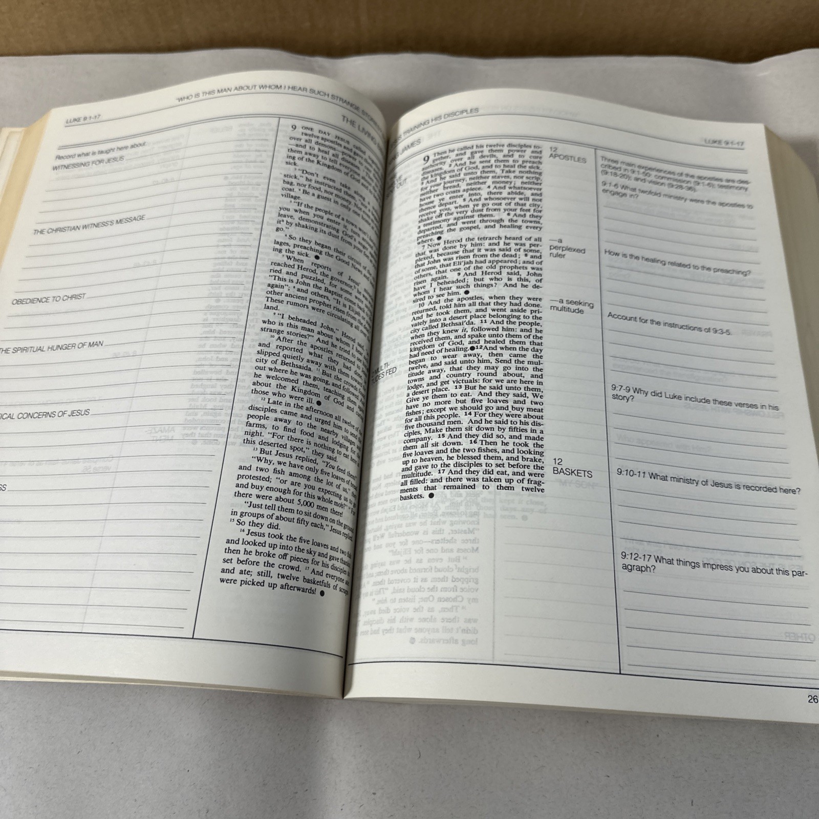 The Layman&rsquo;s Bible Study Notebook by Irving Jensen 1978 Religion Book