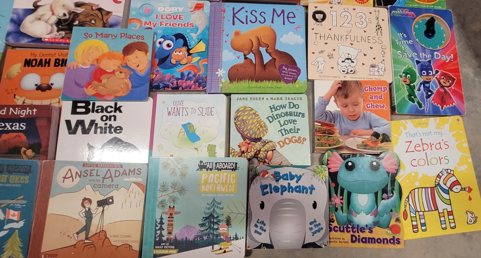 Huge Lot Of 80 Board Books for Children&rsquo;s/ Toddler Babies/Preschool/Daycare