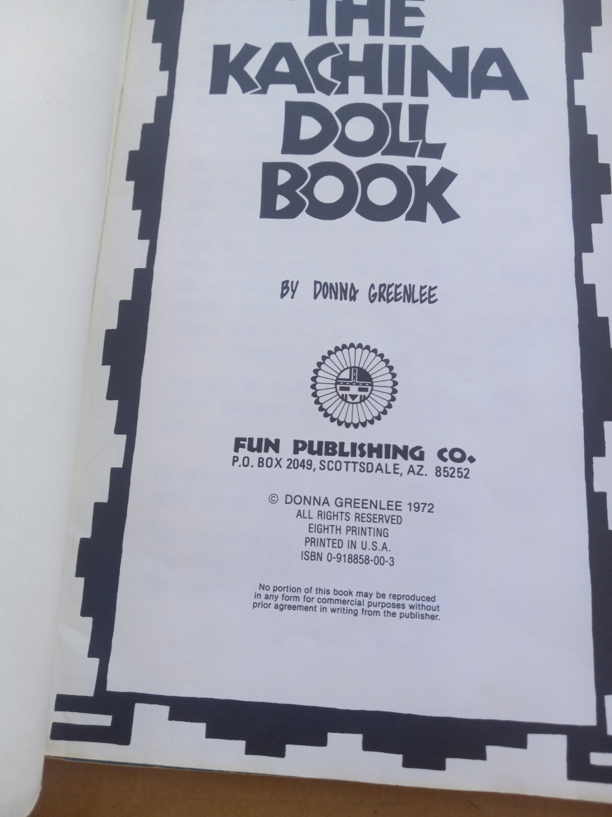 Pair of Vintage Kachina Doll Coloring Books Donna Greenlee 1972 73
