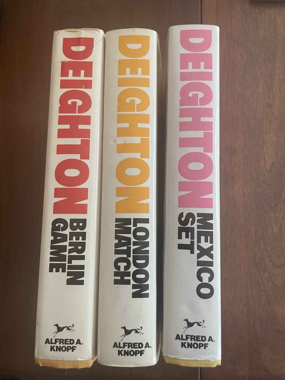 Lot of 3 Len Deighton, Hdbks, 1st Editions, V G, in London, Mexico, and Berlin