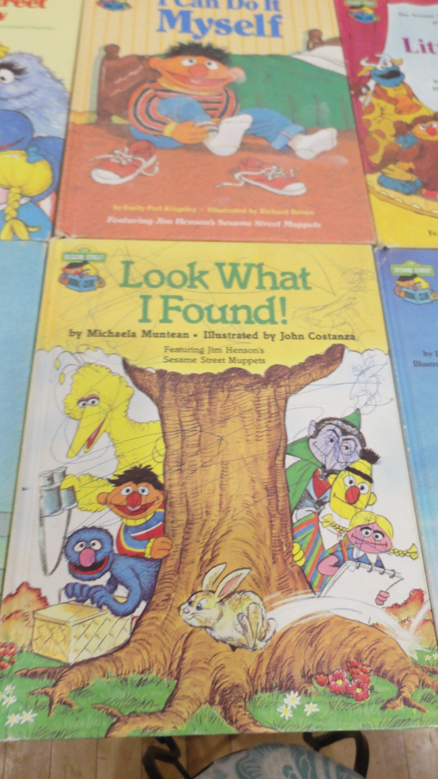 Sesame Street Book Club 1980&rsquo;s Set of 26 Books See Below for Titles & Condition
