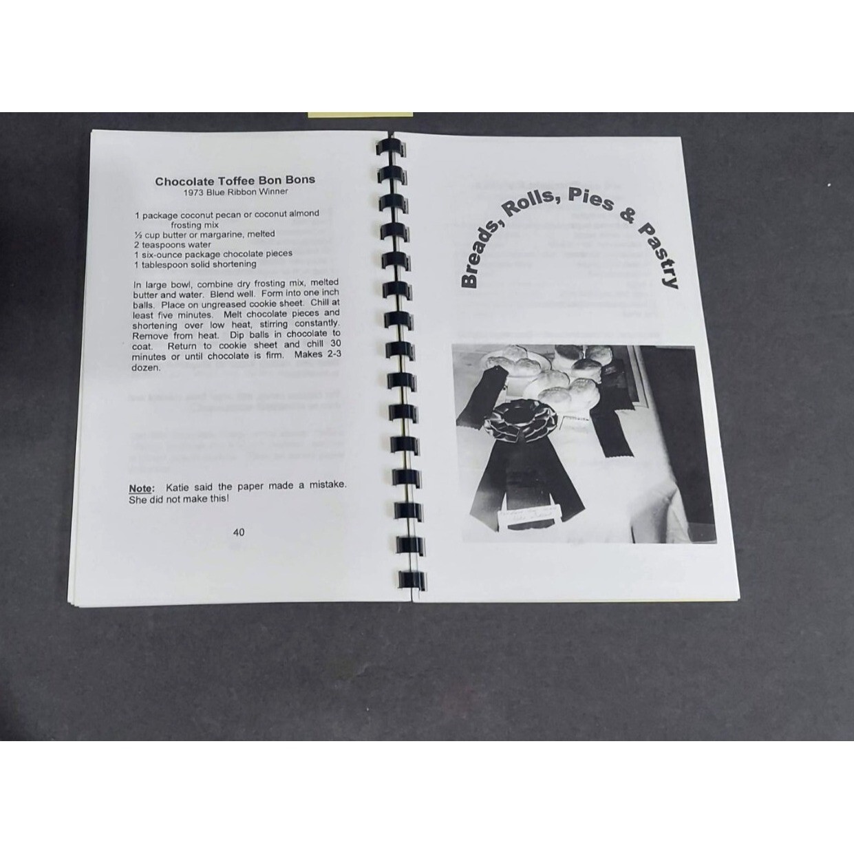 Katie&rsquo;s Prize Winning Recipes sc COOKBOOK Biography Katie Gilbert Stokes NC Fair