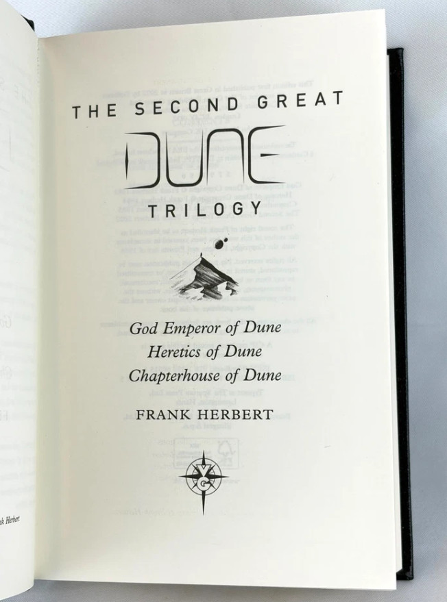 Frank Herbert THE GREAT DUNE TRILOGY & SECOND GREAT DUNE TRILOGY 2 Volumes Set